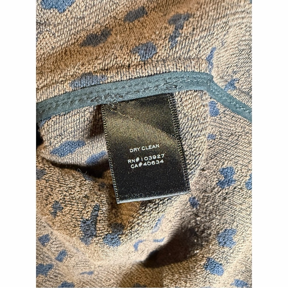 Marc by Marc Jacobs Animal Print Wrap Dress Sz 8 Sleeveless Midi Cocktail Work - Picture 11 of 12